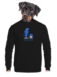 unisex mikina bez kapuce