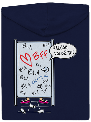 Obsazeno pánská mikina na zip Navy