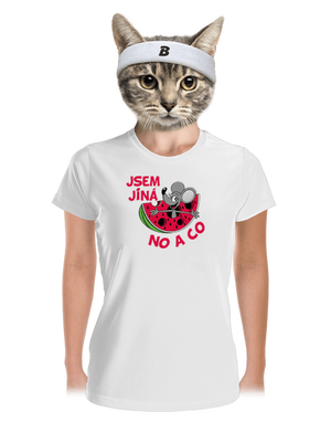 Jsem jiná dámské sportovní tričko White