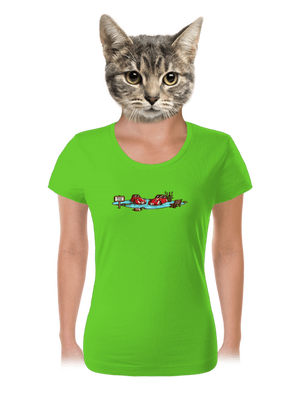 Kachny dámské tričko Apple Green