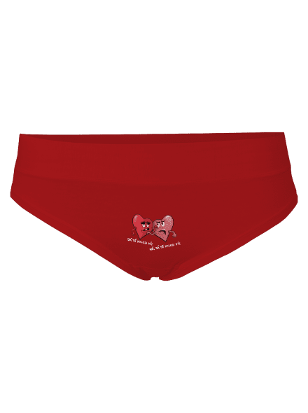 Srdíčka dámské kalhotky Red Mal