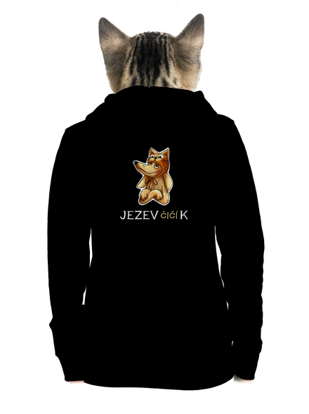 Jezevčičík dámská mikina na zip Black