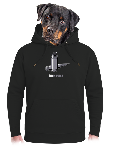 Šikkulka unisex mikina premium Dark Black