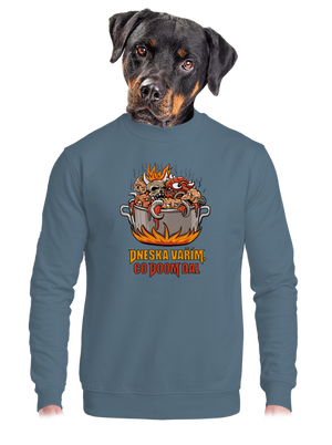 Co Doom dal unisex mikina bez kapuce Nordic Blue