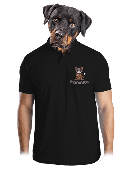 Košiška pánská polokošile Black