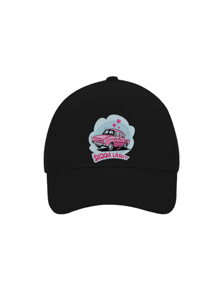 Škoda lásky kšiltovka baseballka Black