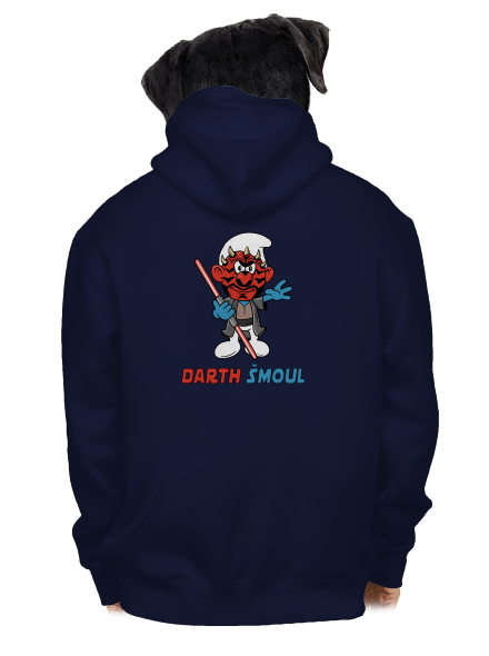 Darth Šmoul pánská mikina na zip Navy