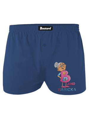 B jako babička pánské trenky Blue