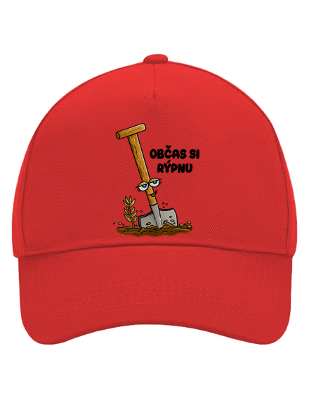 Občas si rýpnu kšiltovka baseballka Classic Red