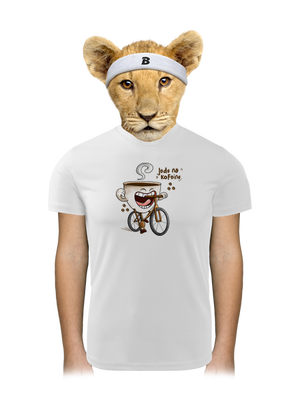 Jedu na kofeinu dětské sportovní tričko White