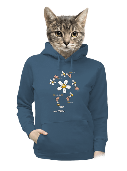 Má mě rád dámská mikina klokanka Denim