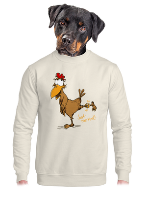 unisex mikina bez kapuce