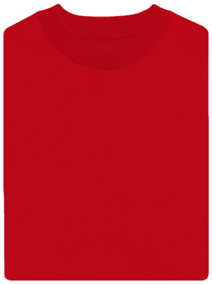 Bez potisku unisex mikina bez kapuce Red