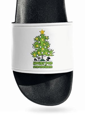 Houby pod stromečkem pantofle White