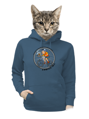 Cyklistický horoskop: Ryby dámská mikina klokanka Denim