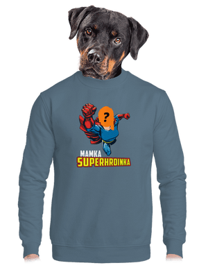 unisex mikina bez kapuce