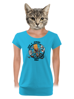 dámské tričko s lemem