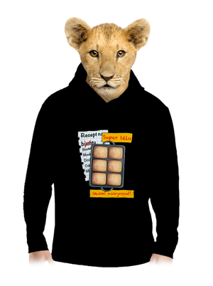 Buchty dětská mikina klokanka Black