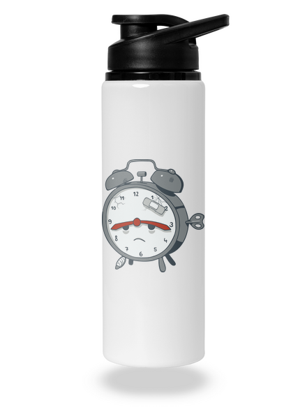 Budíček lahev na vodu White