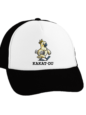 Kakat-du kšiltovka truckerka Black cap
