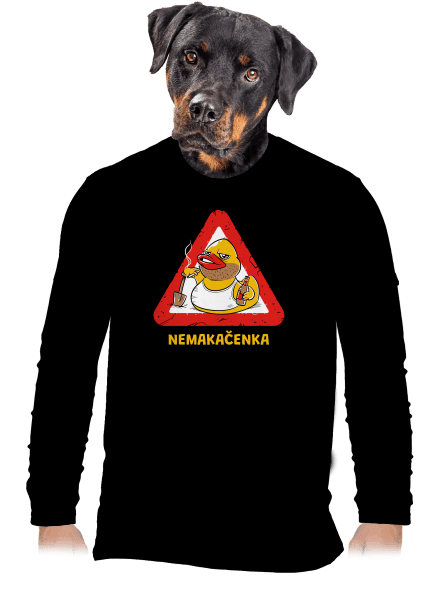 Nemakačenka pánské dlouhý rukáv Black