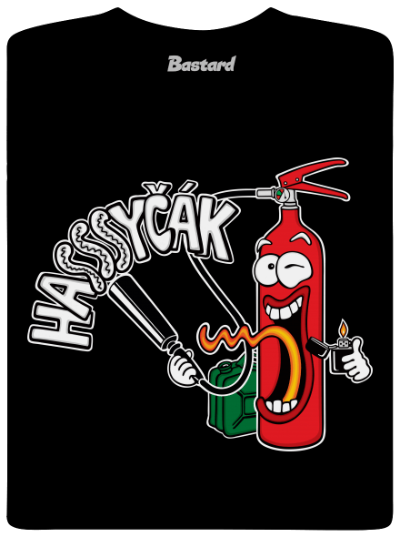 Hasyčák pánské tričko Black
