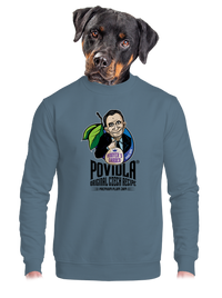 unisex mikina bez kapuce