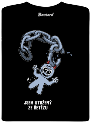 Utržený ze řetězu dětské tričko Black