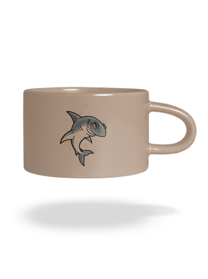 Žraločice a Piloun hrnek makronka Brown Macaron