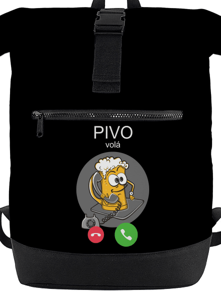 Pivo volá batoh Black