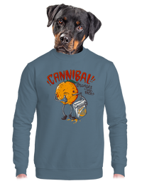 unisex mikina bez kapuce