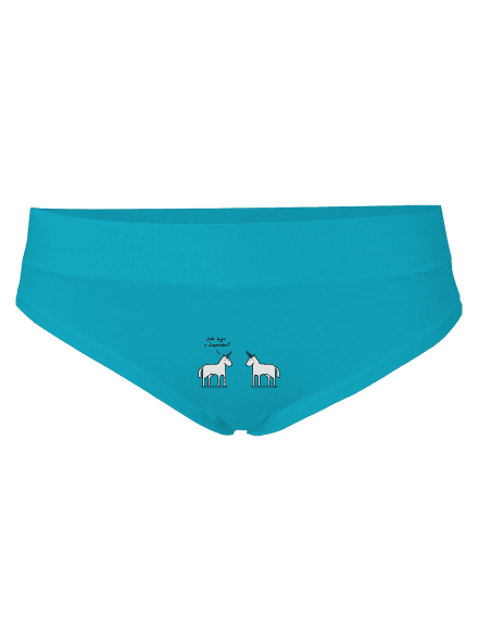 Pornorožec dámské kalhotky Turquoise