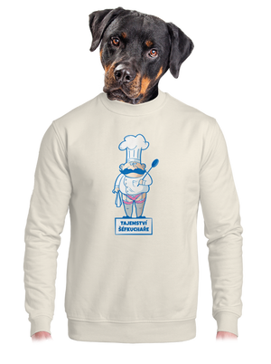 unisex mikina bez kapuce