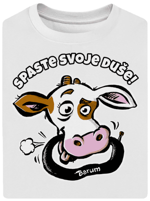 Spaste svoje duše unisex tričko oversized White