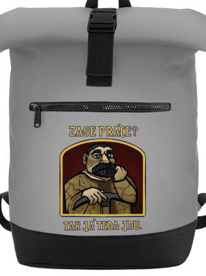 Zase práce? batoh Grey Marl