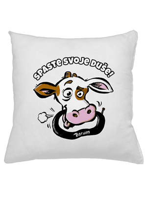 Spaste svoje duše polštář White