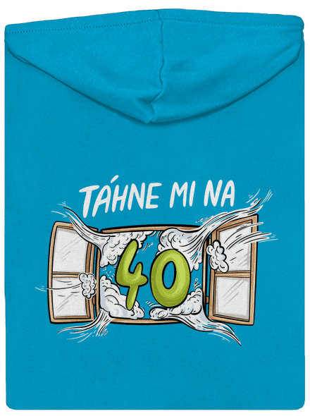 Táhne mi na dámská mikina na zip Blue Atol