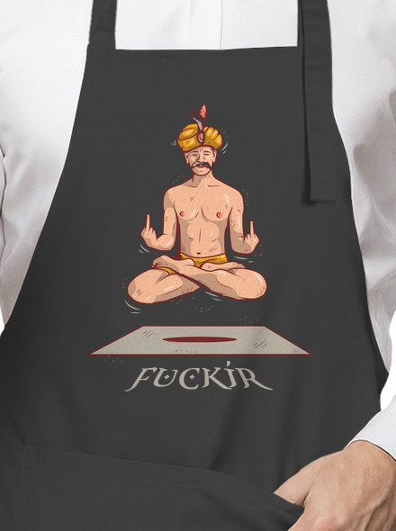 Fuckír zástěra Dark Grey