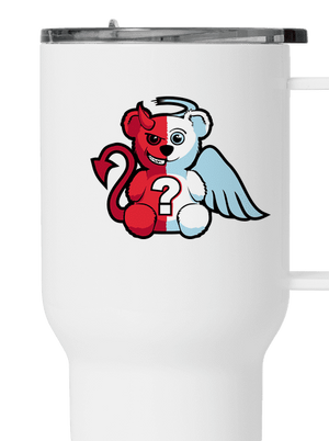 Anděl vs. ďábel termohrnek White