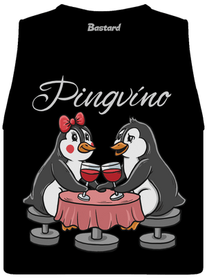 Pingvíno dámské tílko volné Black