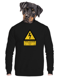 unisex mikina bez kapuce