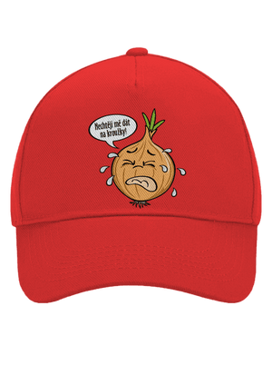 Cibule na kroužky kšiltovka baseballka Classic Red