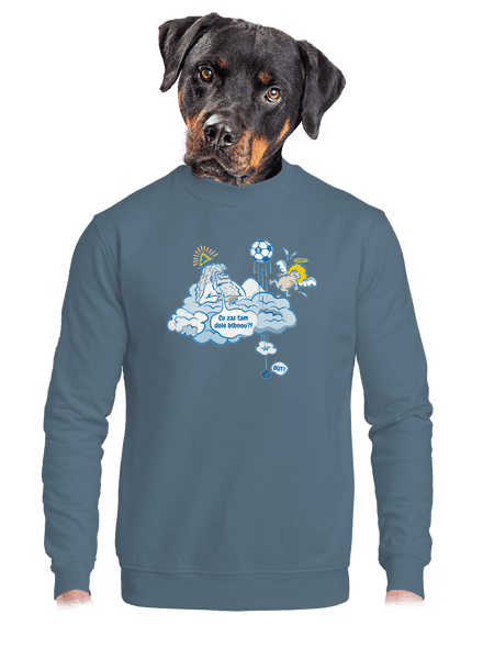 Out unisex mikina bez kapuce Nordic Blue