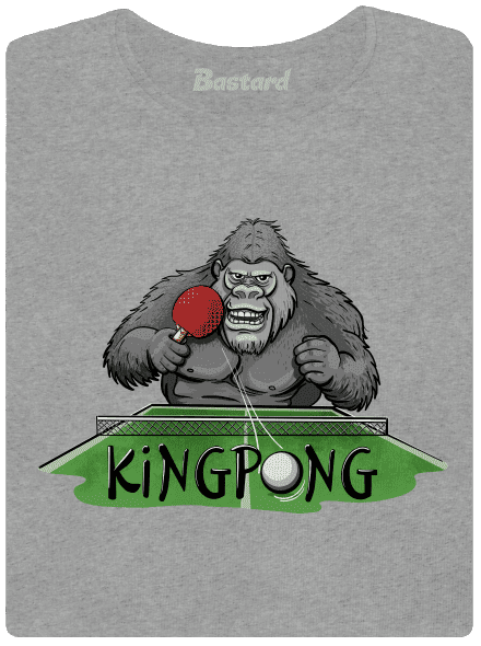 King pong dámské tričko Dark Gray Melange