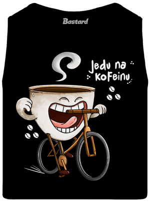 Jedu na kofeinu pánské tílko Black