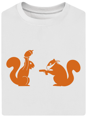 Veverky unisex tričko oversized White