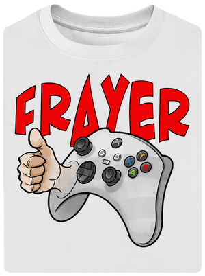 Frayer unisex tričko oversized White