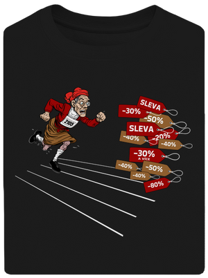 Slevy! unisex tričko oversized Black