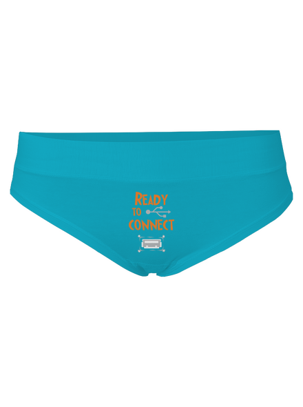 USB připojení dámské kalhotky Turquoise