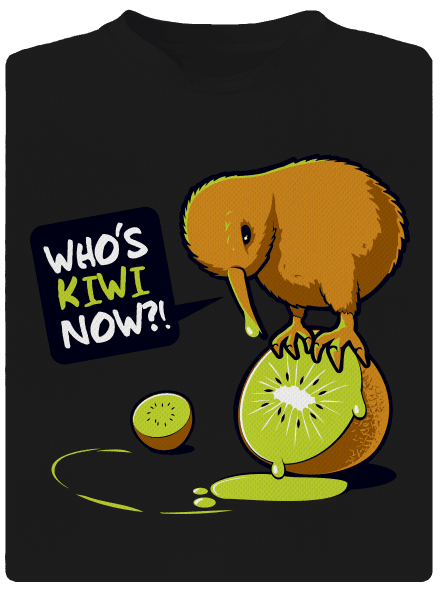 Kiwi dětské sportovní tričko Black